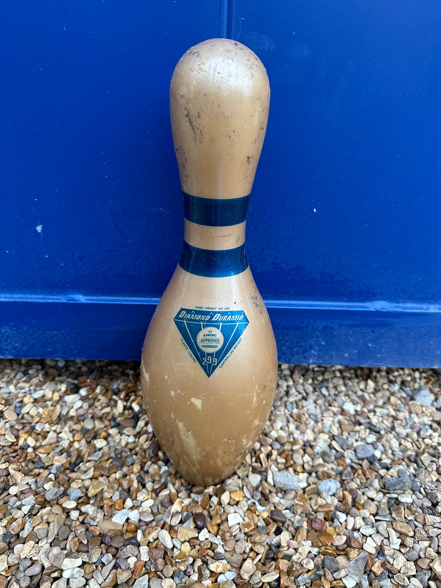 Gold Diamond Bowling Pin